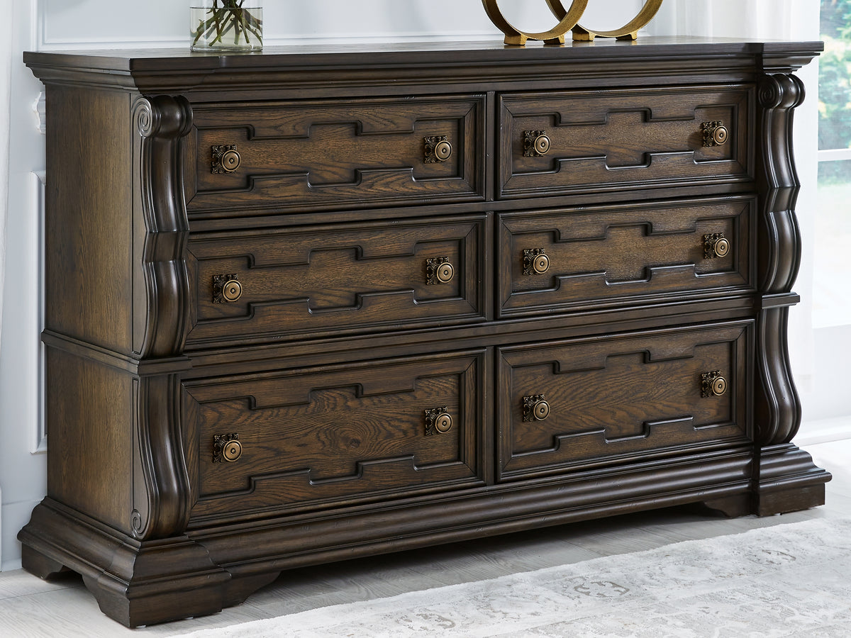 Best Deals Furniture - Ashley Furniture - Maylee Dresser - Dresser / Dark Brown - B947-31