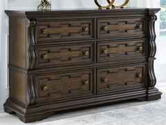 Best Deals Furniture - Ashley Furniture - Maylee Dresser - Dresser / Dark Brown - B947-31