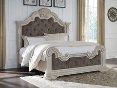 Best Deals Furniture - Ashley Furniture - Bruchandi King Upholstered Panel Bed - King Upholstered Panel Bed - PCB948B4