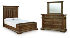 Best Deals Furniture - Ashley Furniture - Frantanna Queen Panel Storage Bed, Dresser and Mirror - Queen Panel Storage Bed, Dresser and Mirror - PCB949B5