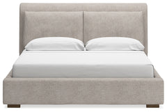 Cabalynn King Upholstered Bed and 2 Nightstands