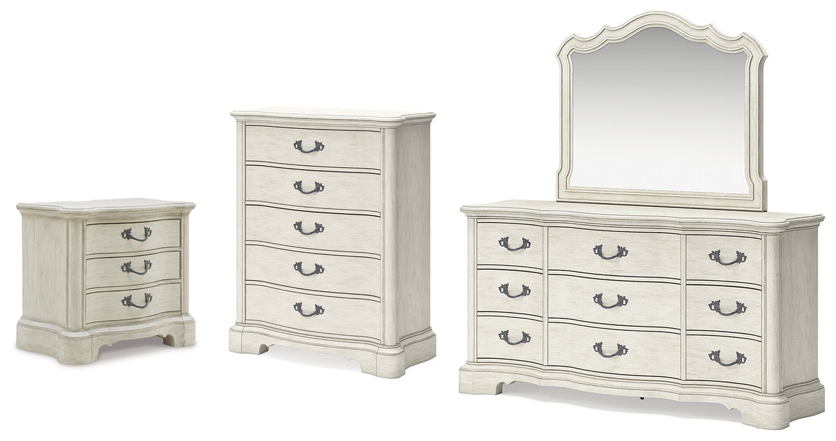 Best Deals Furniture - Ashley Furniture - Arlendyne Dresser, Mirror, Chest and Nightstand - Dresser, Mirror, Chest and Nightstand - B980B12