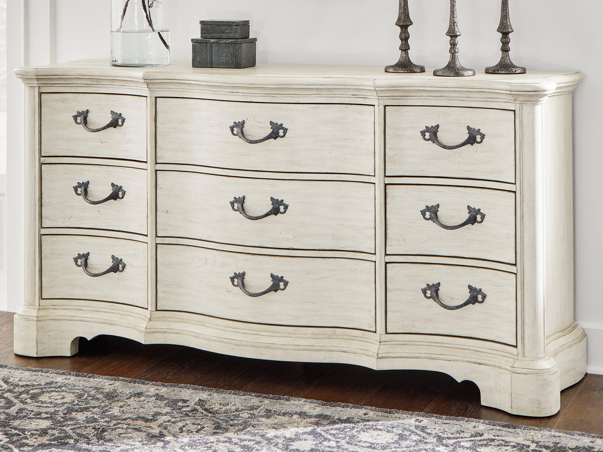 Best Deals Furniture - Ashley Furniture - Arlendyne Dresser - Dresser / Antique White - B980-31