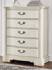 Best Deals Furniture - Ashley Furniture - Arlendyne Chest of Drawers - Five Drawer Chest / Antique White - B980-46