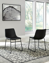 Best Deals Furniture - Ashley Furniture - Centiar Dining Chair (Set of 2) - Dining Chair (Set of 2) / Black - D372-06X2