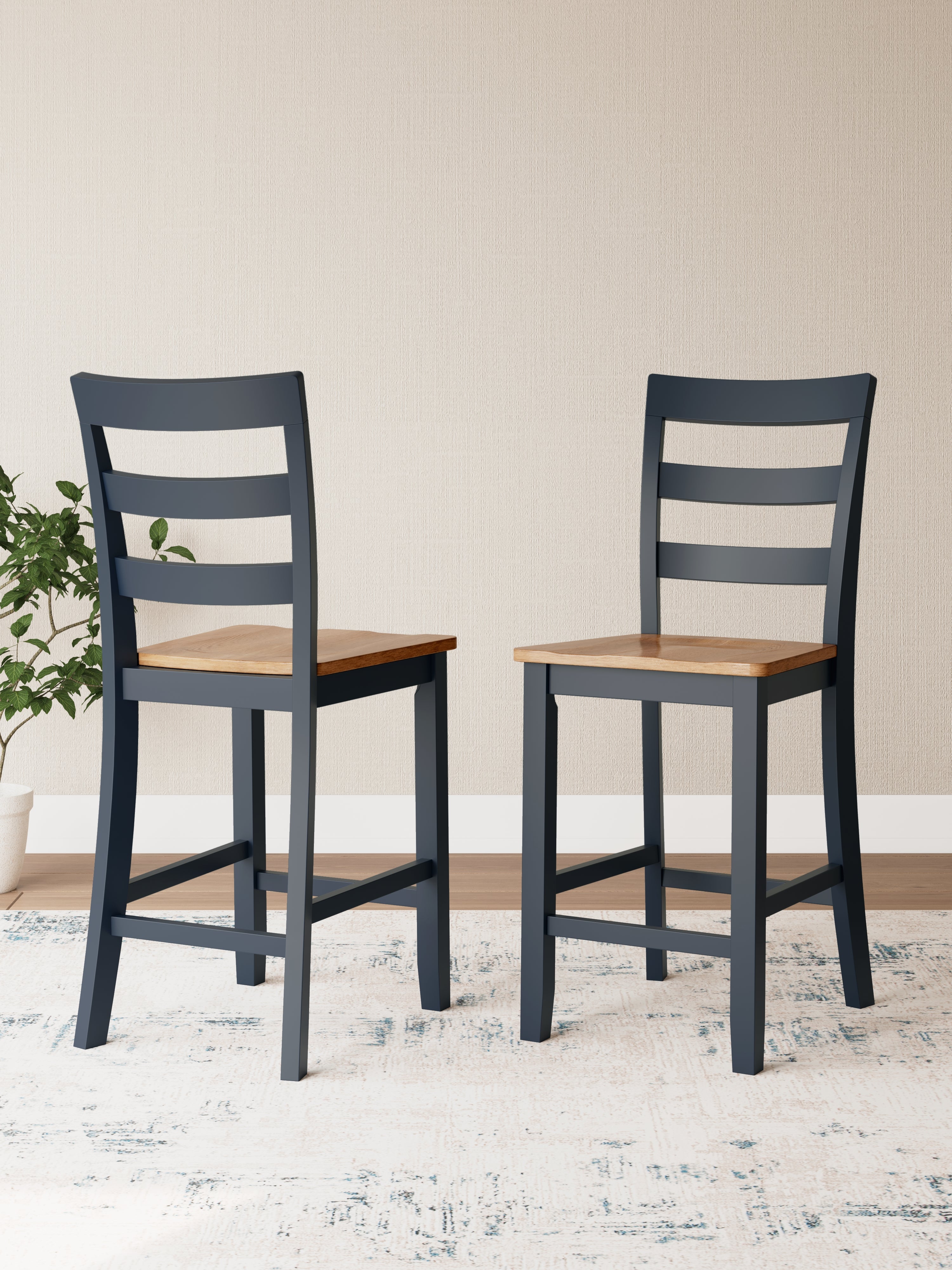 Best Deals Furniture - Ashley Furniture - Gesthaven Counter Height Barstool (Set of 2) - Counter Height Barstool (Set of 2) - D399-124X2