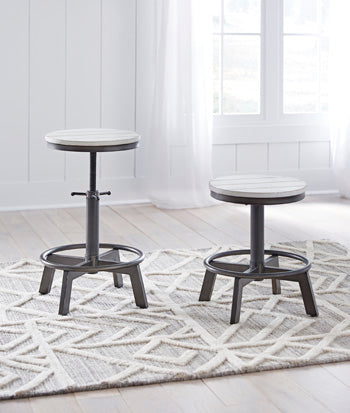 Best Deals Furniture - Ashley Furniture - Torjin Counter Height Stool (Set of 2) - Counter Height Stool (Set of 2) / Vintage White - D440-224X2