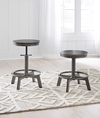Best Deals Furniture - Ashley Furniture - Torjin Counter Height Stool (Set of 2) - Counter Height Stool (Set of 2) / Gray - D440-324X2