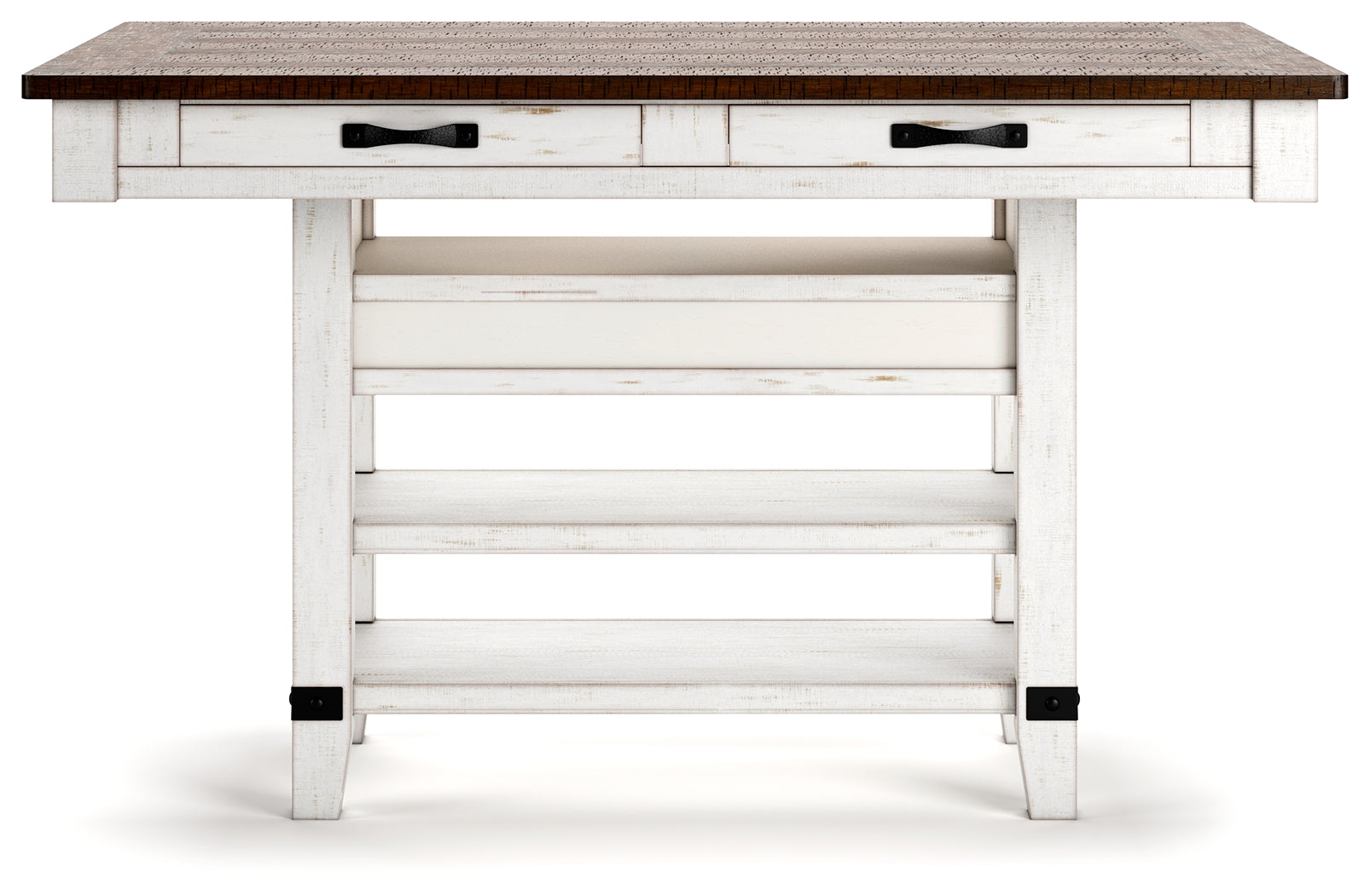 Valebeck Counter Height Dining Table and 6 Barstools