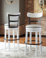 Best Deals Furniture - Ashley Furniture - Valebeck Bar Height Bar Stool - Tall UPH Swivel Barstool(1/CN) / Black - D546-630