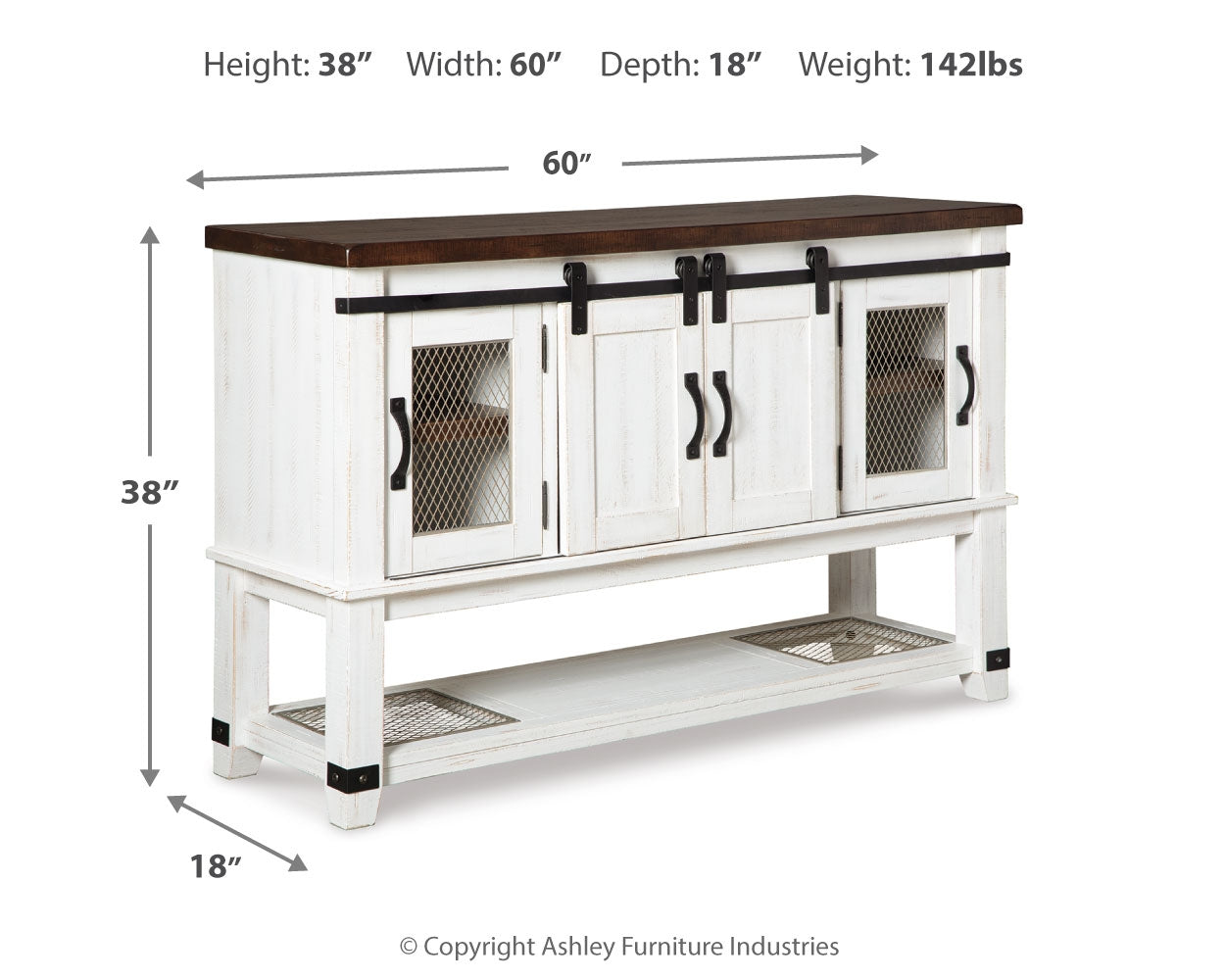 Valebeck Counter Height Dining Table