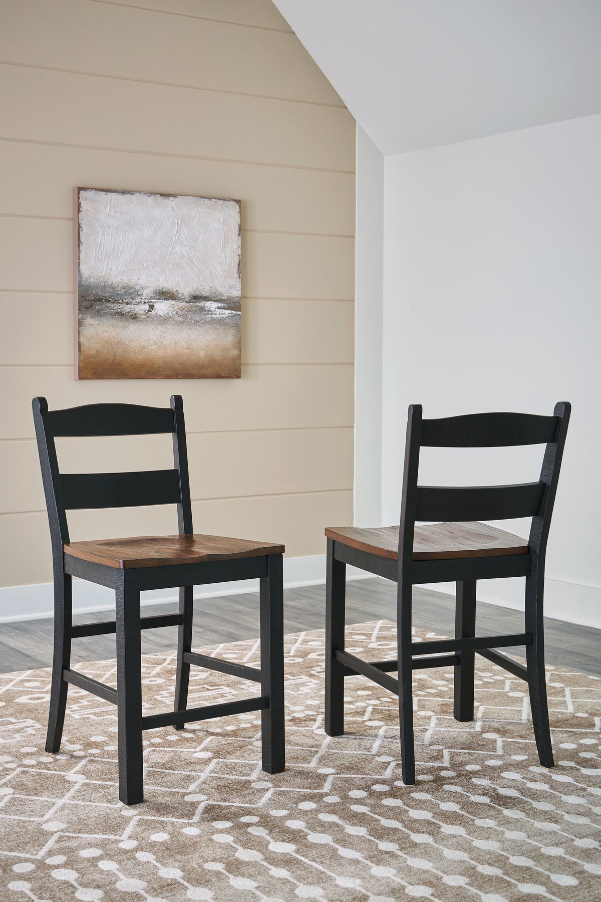 Best Deals Furniture - Ashley Furniture - Valebeck Counter Height Barstool (Set of 2) - Counter Height Barstool (Set of 2) / Multi - D546-724X2