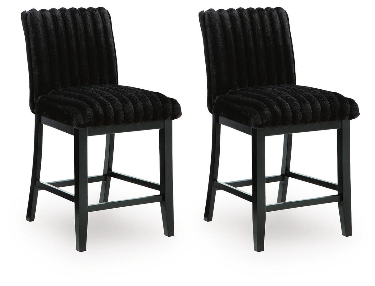 Best Deals Furniture - Ashley Furniture - Mervannie Counter Height Barstool (Set of 2) - Counter Height Barstool (Set of 2) - PCD571-124X2