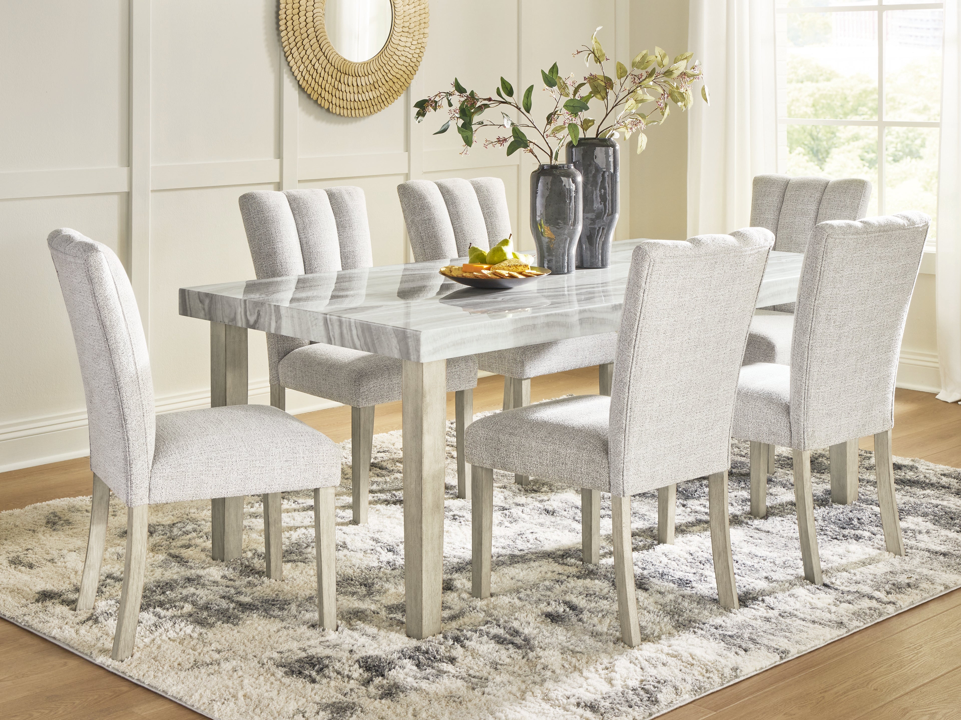 Best Deals Furniture - Ashley Furniture - Larawyn Dining Table and 6 Chairs - Dining Table and 6 Chairs - PCD575D3