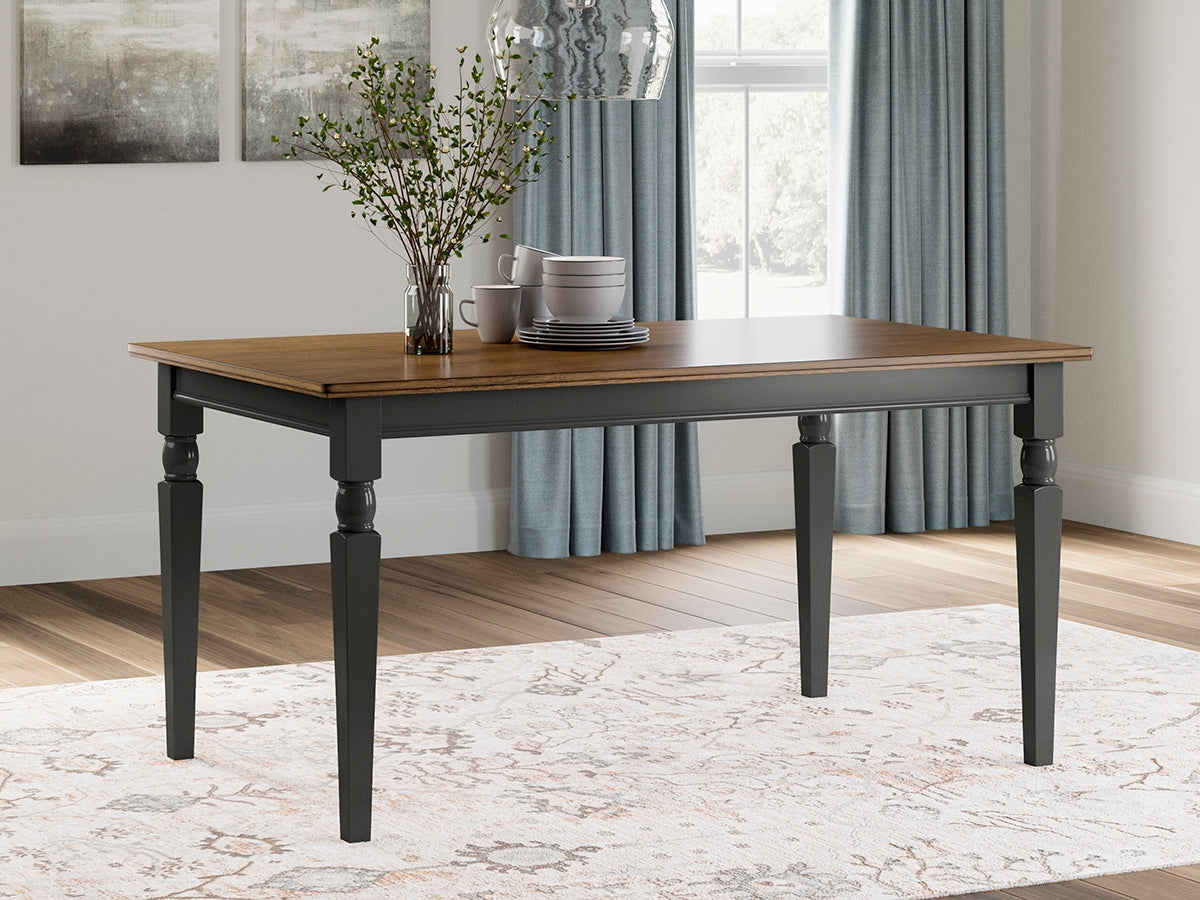 Best Deals Furniture - Ashley Furniture - Owingsville Dining Table - Rectangular Dining Room Table - D580-25