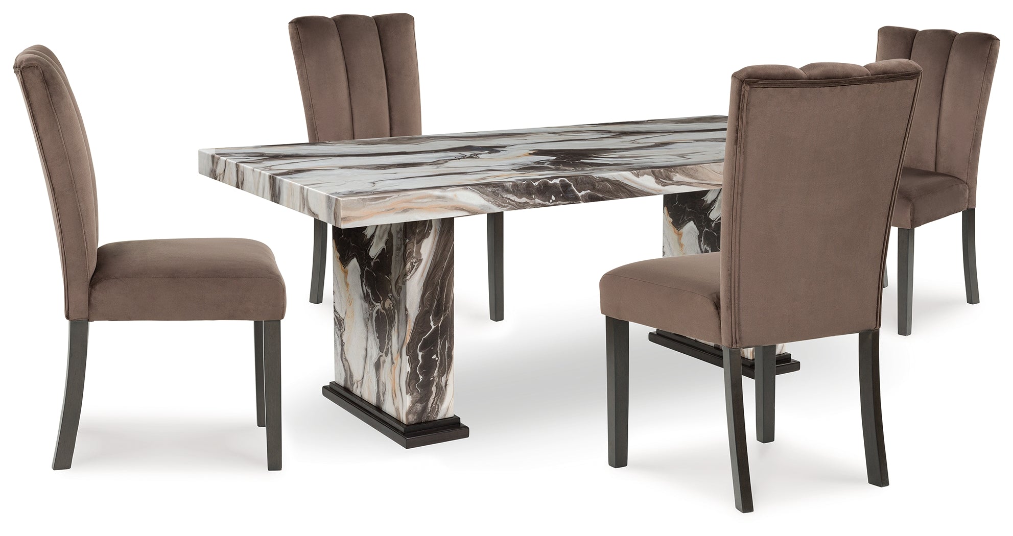 Best Deals Furniture - Ashley Furniture - Jeshina Dining Table and 4 Chairs - Dining Table and 4 Chairs - PCD581D2