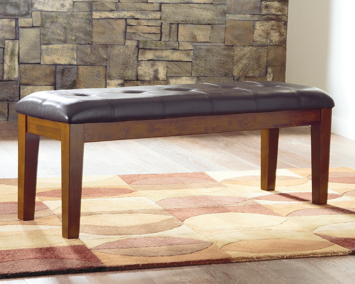 Best Deals Furniture - Ashley Furniture - Ralene Dining Bench - Large UPH Dining Room Bench / Medium Brown / 50"W x 16"D x 19"H - D594-00