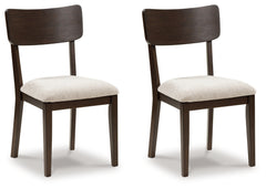 Best Deals Furniture - Ashley Furniture - Mallenette Dining Chair (Set of 2) - Dining Chair (Set of 2) / Merlot - PCD607-07X2