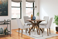 Best Deals Furniture - Ashley Furniture - Lyncott Dining Table and 4 Chairs - Dining Table and 4 Chairs / Multi - D615D1