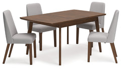 Lyncott Extension Dining Table and 4 Chairs