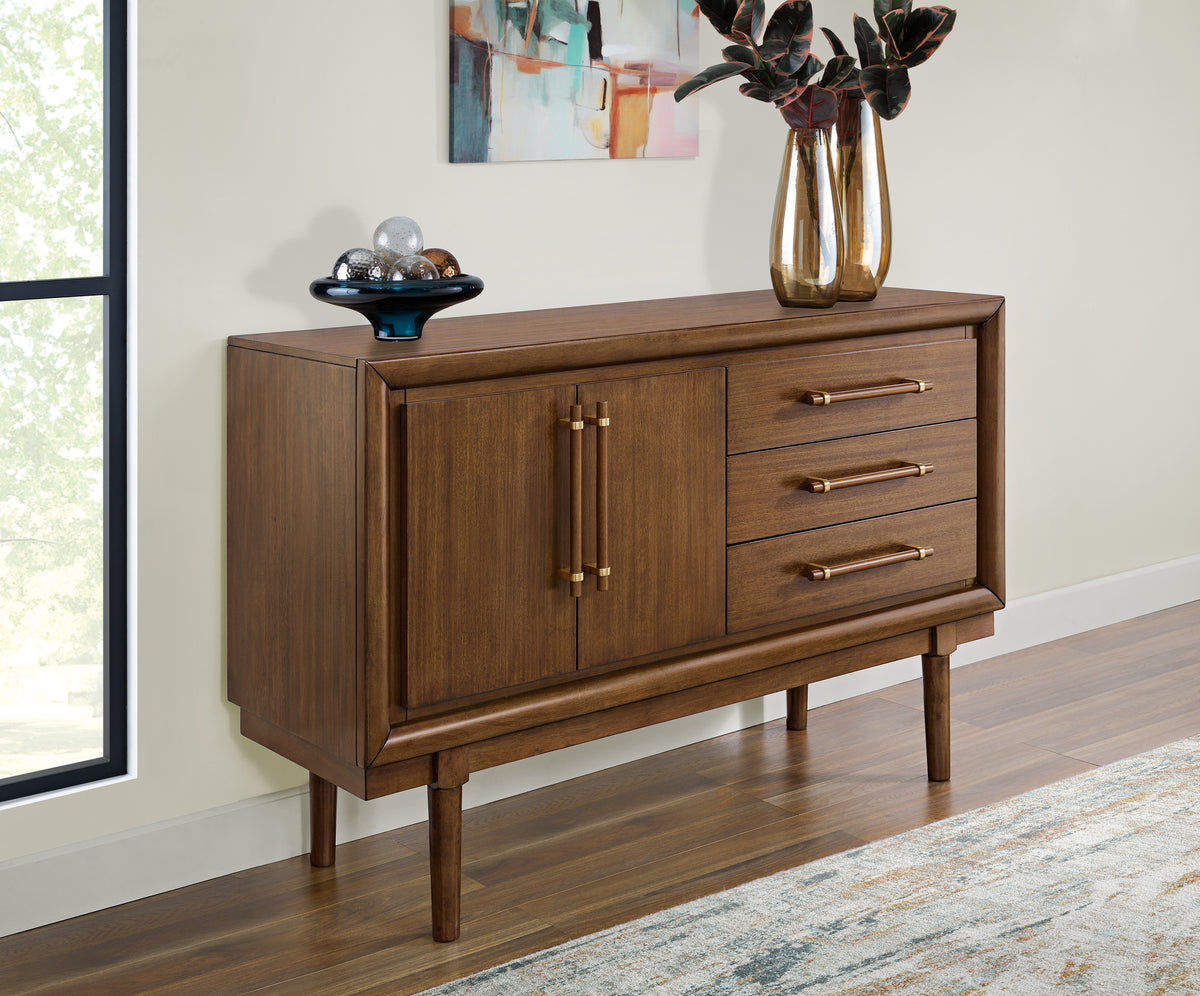 Best Deals Furniture - Ashley Furniture - Lyncott Dining Server - Dining Room Server / Brown - D615-60