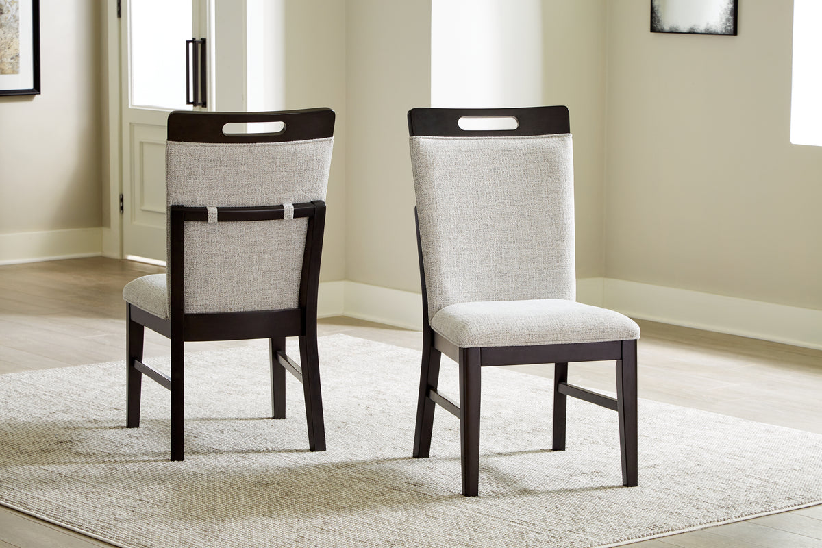 Best Deals Furniture - Ashley Furniture - Neymorton Dining Chair (Set of 2) - Dining Chair (Set of 2) / Dark Grayish Brown - D618-01X2