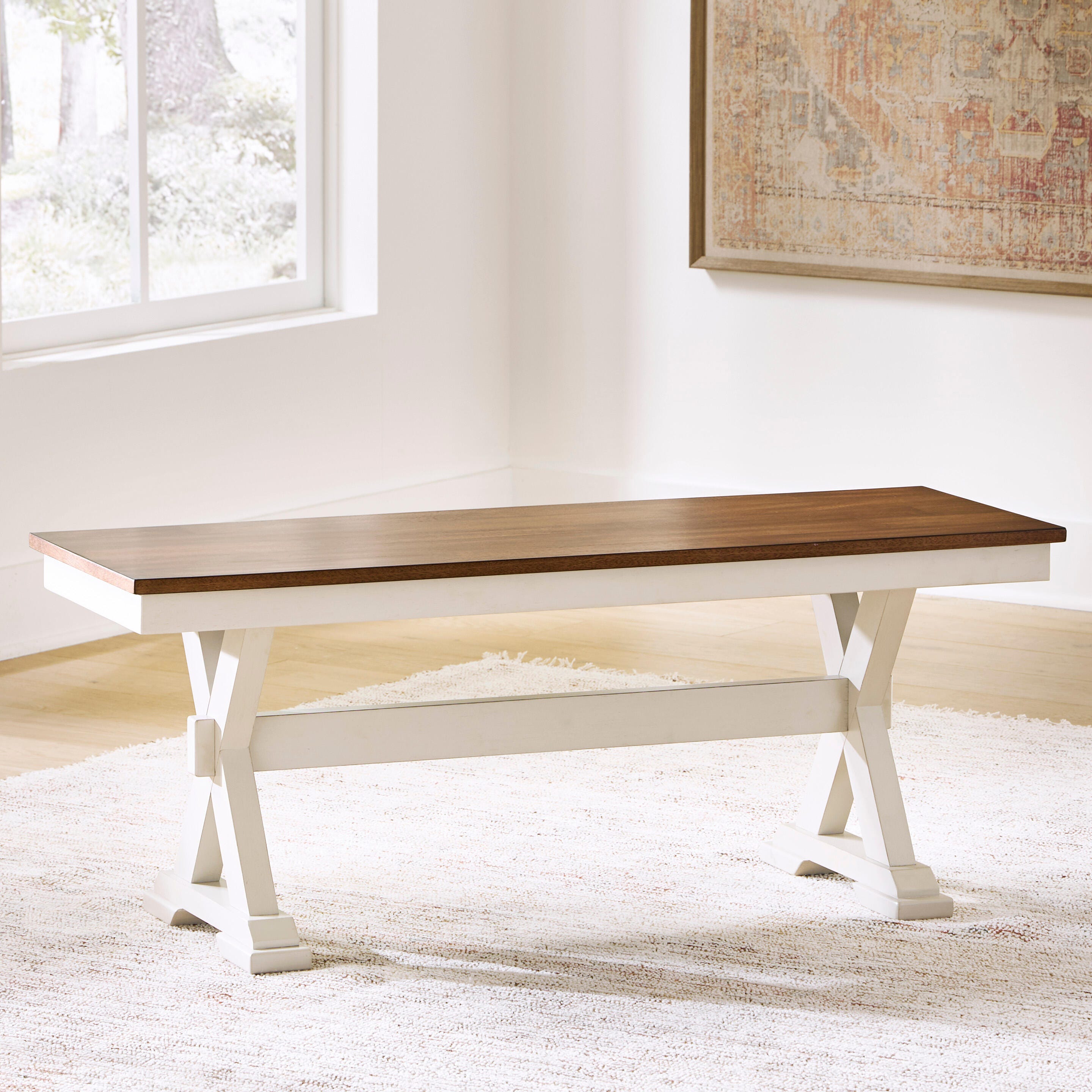 Best Deals Furniture - Ashley Furniture - Brinfern 48" Dining Bench - Large Dining Room Bench - PCD628-00