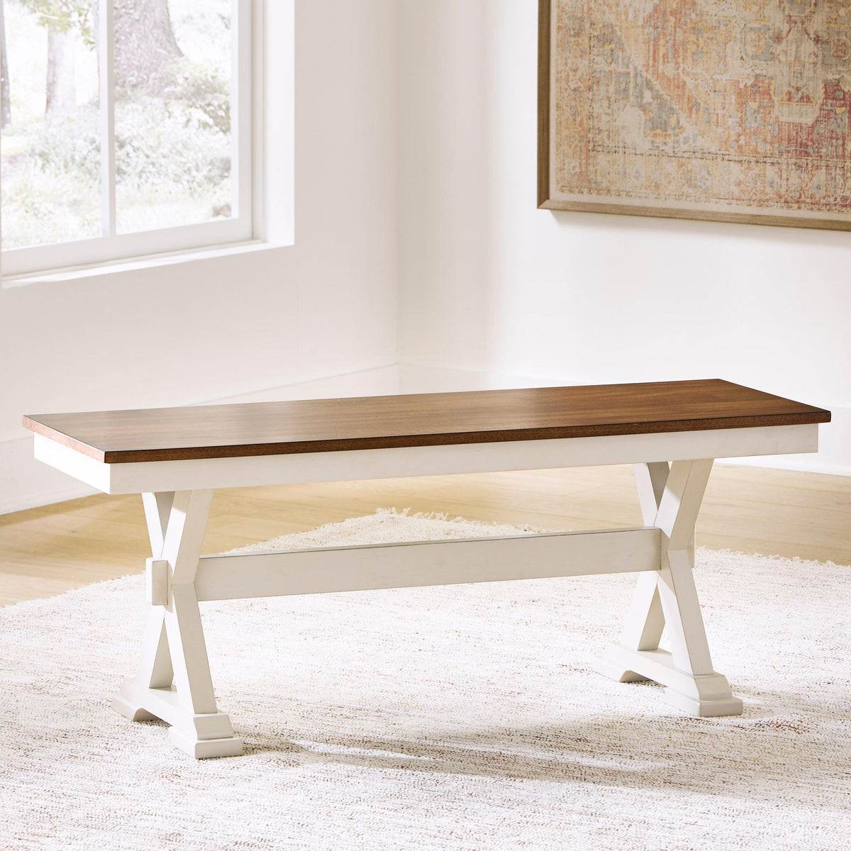 Best Deals Furniture - Ashley Furniture - Brinfern 48" Dining Bench - Large Dining Room Bench - PCD628-00