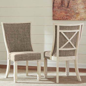 Best Deals Furniture - Ashley Furniture - Bolanburg Dining Chair (Set of 2) - Dining Chair (Set of 2) / Two-tone - D647-02X2