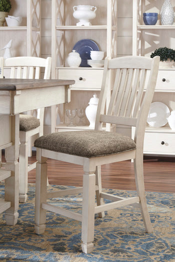 Best Deals Furniture - Ashley Furniture - Bolanburg Counter Height Bar Stool (Set of 2) - Counter Height Bar Stool (Set of 2) / Two-tone - D647-124X2
