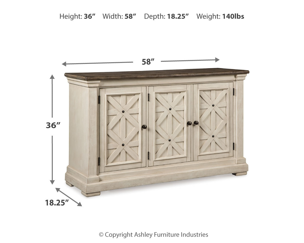 Bolanburg Counter Height Dining Table