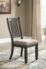 Best Deals Furniture - Ashley Furniture - Tyler Creek Dining Chair (Set of 2) - Dining Chair (Set of 2) / Black/Grayish Brown - D736-01X2