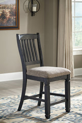 Best Deals Furniture - Ashley Furniture - Tyler Creek Counter Height Bar Stool (Set of 2) - Counter Height Bar Stool (Set of 2) / Black/Grayish Brown - D736-124X2