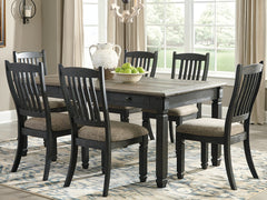 Best Deals Furniture - Ashley Furniture - Tyler Creek Dining Table - Rectangular Dining Room Table / Black/Gray - D736-25