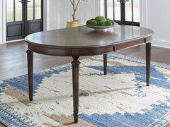 Best Deals Furniture - Ashley Furniture - Lavinton Dining Extension Table - Oval Dining Room EXT Table / Brown - D764-35