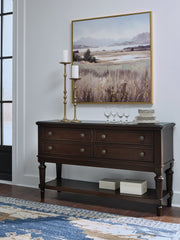 Best Deals Furniture - Ashley Furniture - Lavinton Dining Server - Dining Room Server / Brown - D764-60