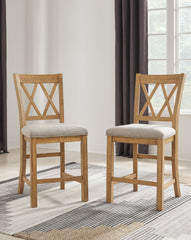 Best Deals Furniture - Ashley Furniture - Havonplane Barstool (Set of 2) - Barstool (Set of 2) - D773-124X2