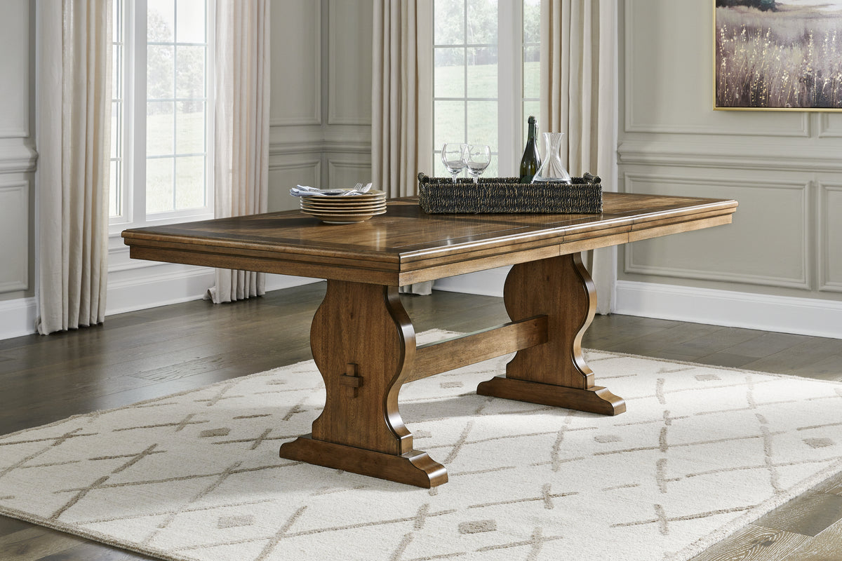 Best Deals Furniture - Ashley Furniture - Sturlayne Dining Extension Table - RECT Dining Room EXT Table / Brown - D787-35