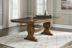 Best Deals Furniture - Ashley Furniture - Sturlayne Dining Extension Table - RECT Dining Room EXT Table / Brown - D787-35