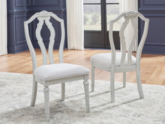 Best Deals Furniture - Ashley Furniture - Montelaine Dining Chair (Set of 2) - Dining Chair (Set of 2) / Antique White - D795-01X2