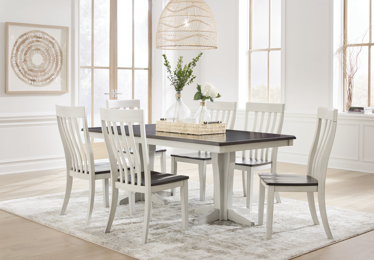 Best Deals Furniture - Ashley Furniture - Darborn Dining Table and 6 Chairs - Dining Table and 6 Chairs - D796D4