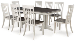 Best Deals Furniture - Ashley Furniture - Darborn Dining Table and 8 Chairs - Dining Table and 8 Chairs - D796D5