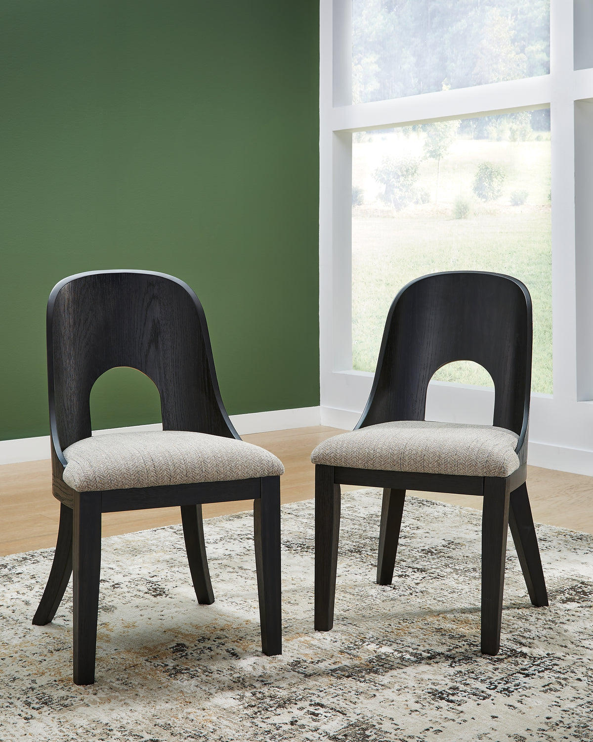 Best Deals Furniture - Ashley Furniture - Rowanbeck Dining Chair (Set of 2) - Dining Chair (Set of 2) - D821-01X2