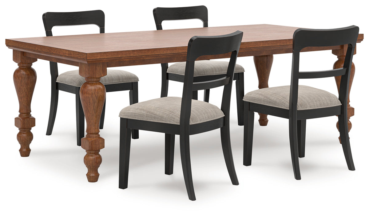 Best Deals Furniture - Ashley Furniture - Greddinton Dining Table and 4 Chairs - Dining Table and 4 Chairs - PCD824D3
