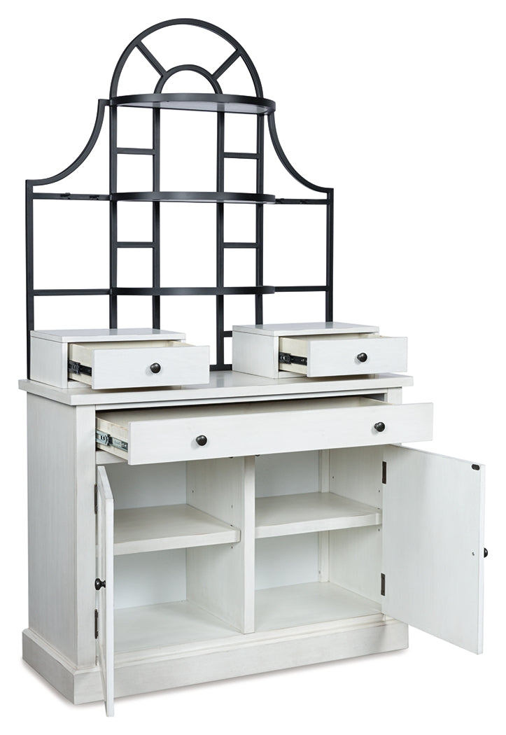 Best Deals Furniture - Ashley Furniture - Greddinton Baker's Rack - Baker's Rack / White - PCD824D1