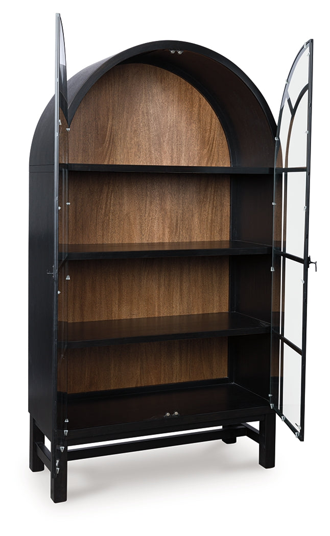 Best Deals Furniture - Ashley Furniture - Greddinton Display Cabinet - Display Cabinet / Black/Brown - PCD824-376