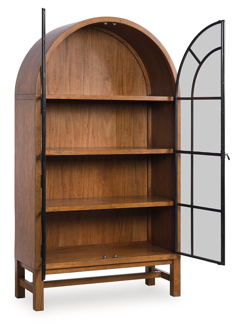 Best Deals Furniture - Ashley Furniture - Greddinton Display Cabinet - Display Cabinet / Brown/Black - PCD824-476
