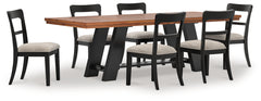 Best Deals Furniture - Ashley Furniture - Greddinton Extension Dining Table and 6 Chairs - Extension Dining Table and 6 Chairs - PCD824D31