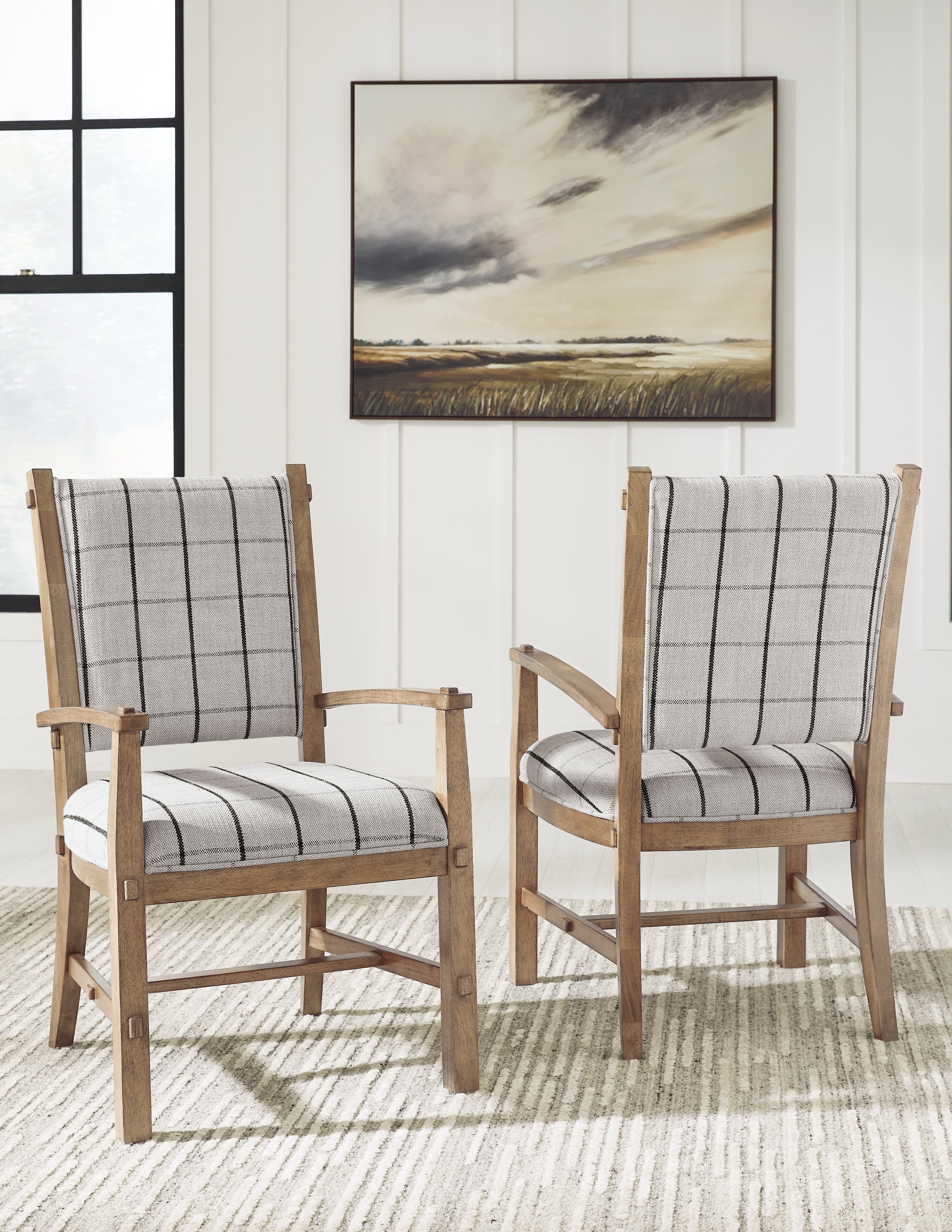 Best Deals Furniture - Ashley Furniture - Ridgester Dining Arm Chair (Set of 2) - Dining Arm Chair (Set of 2) - D858-01AX2