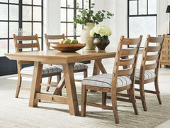 Best Deals Furniture - Ashley Furniture - Ridgester Extension Dining Table and 4 Chairs - Extension Dining Table and 4 Chairs - D858D1